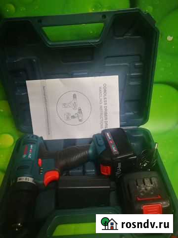 Аккумуляторная дрель шуруповерт bosch 21v Тисуль - изображение 1