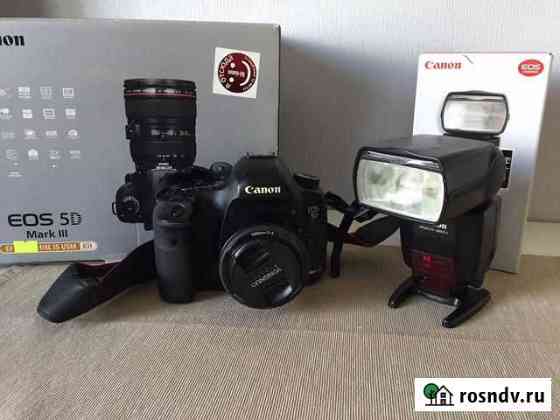 Canon 5d mark lll + объектив+вспышка Ростов-на-Дону