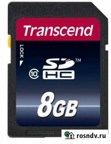 Карта памяти sdhc 8 гб Transcend Новосибирск - изображение 1