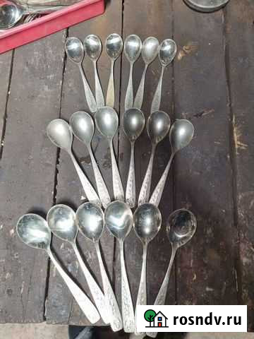 Мельхиоровые ложки.СССР Владикавказ - изображение 1