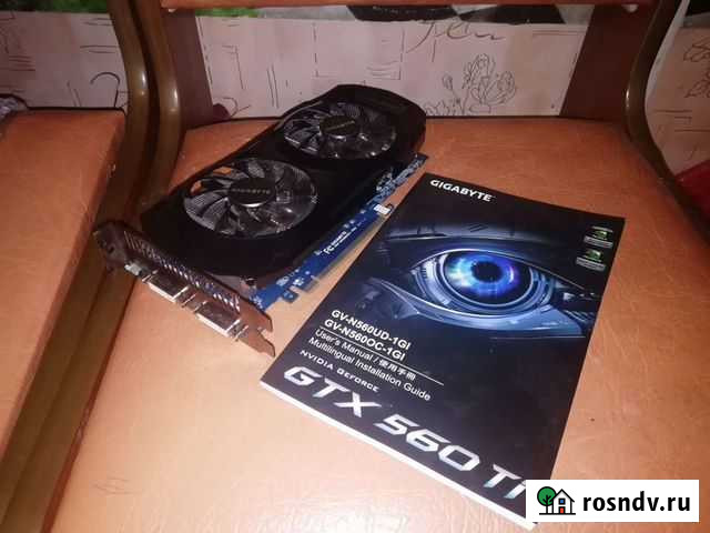 Видеокарта GTX 560 ti 1 gb Ярославль - изображение 1