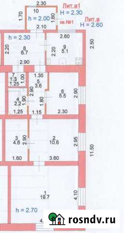 3-комнатная квартира, 59 м², 1/1 эт. на продажу в Тиме Тим - изображение 1