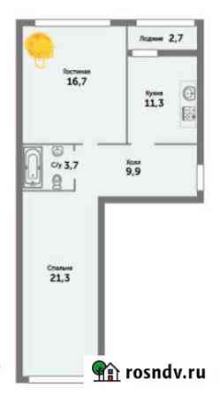 2-комнатная квартира, 66 м², 5/9 эт. на продажу в Зеленоградске Зеленоградск