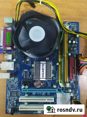 Материнская плата GA-945GCM-SL2 + CPU +cooller Владимир - изображение 1
