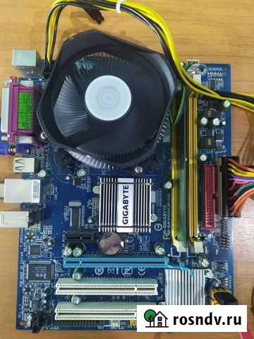 Материнская плата GA-945GCM-SL2 + CPU +cooller Владимир - изображение 1