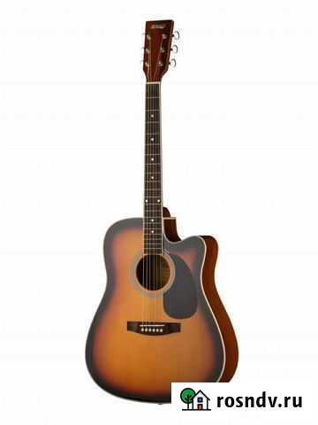 Акустическая гитара, санберст, с вырезом, Homage Усть-Лабинск - изображение 1