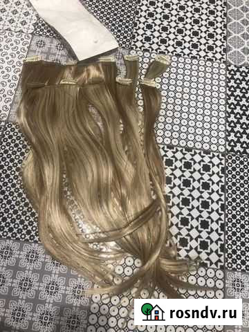 Волосы на заколках русые новые Одинцово - изображение 1