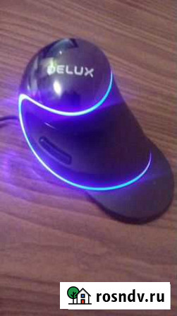 Вертикальная мышь Delux M618 Plus Ставрополь - изображение 1