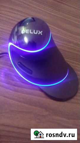 Вертикальная мышь Delux M618 Plus Ставрополь - изображение 1