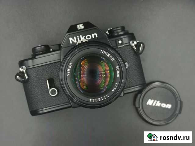 Nikon EM + Nikkor Ai-S 50 мм F/1.4 Mf Prime Видное - изображение 1