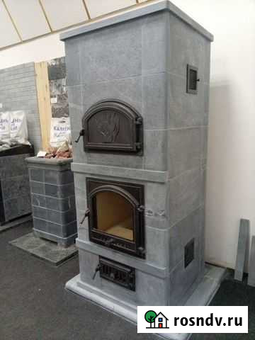 Печь-камин из талькохлорита Мурино - изображение 1