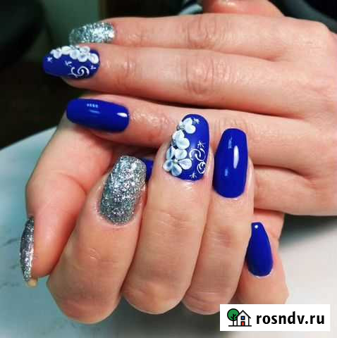 Покрытие гель лаком с дизайном. Наращивание ногтей Пермь - изображение 1