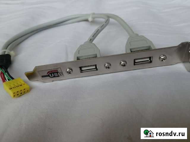 Адаптер переходник 2xUSB на 9pin Пенза - изображение 1