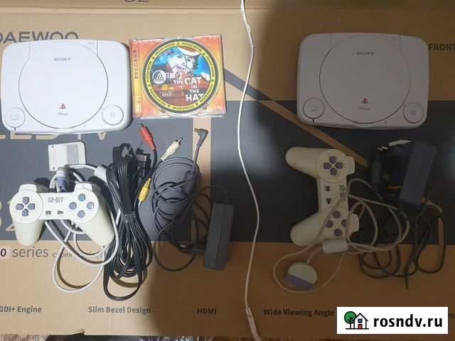 PS One Playstation 2 штуки Черкесск - изображение 1