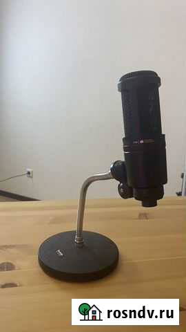 Микрофон audio-technica AT2020, черный Мурино - изображение 1