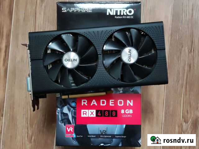 Sapphire Nitro RX480 8gb Новосибирск - изображение 1