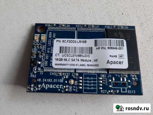 Ssd-диски Apacer SATA, ide 2, 4, 16гб Нижний Новгород - изображение 1