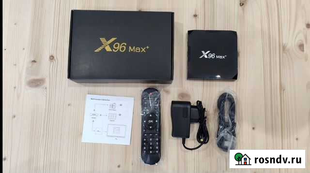 Смарт тв-приставка X96 max Plus, 4/32GB (новые) Сальск - изображение 1