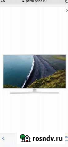 Телевизор LED Samsung UE43RU7410 белый новый Пермь - изображение 1