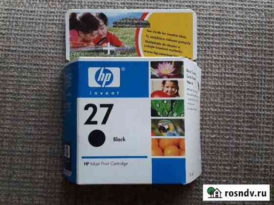Картридж hp 27 black черный Хабаровск