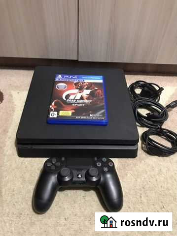PS4 slim 500gb (Как Новая) +Игры Калуга - изображение 1