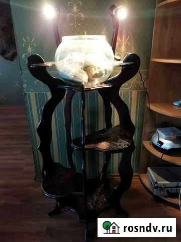 Стойка с круглым аквариумом Щербинка - изображение 1