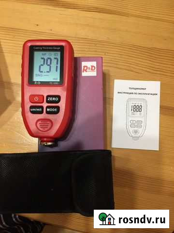 Толщиномер высокой точности (профессиональный) Старый Оскол - изображение 1