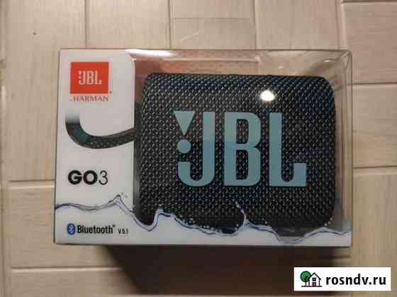 Новая колонка JBL Go 3 синий цвет рст Петрозаводск