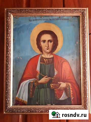 Старинная Икона Пантейлеймон Армавир - изображение 1