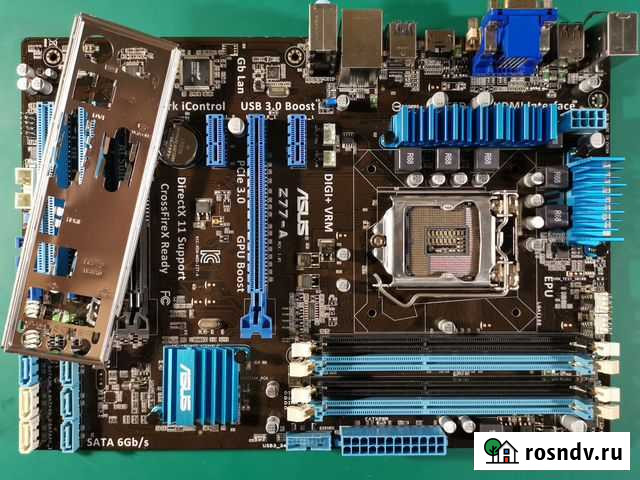 1155 Asus Z77-A 4xDDR3 HDMi NVMe Краснознаменск - изображение 1
