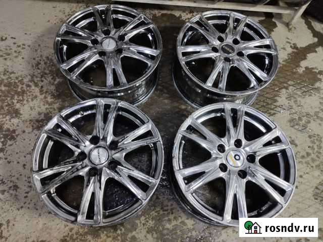 Комплект литья R16 5x114,3 TGRacing хром Братск - изображение 1