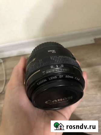 Объектив canon 50mm Иркутск - изображение 1