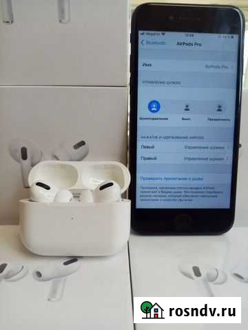Airpods Pro с шумоподавлением Новокузнецк - изображение 1