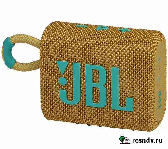 Колонка JBL GO 3, желтый Уфа