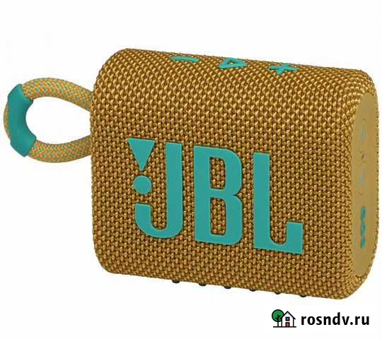 Колонка JBL GO 3, желтый Уфа - изображение 1