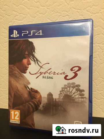 Игра для приставки Syberia 3 (Сибирь 3) PS4 Мурино - изображение 1