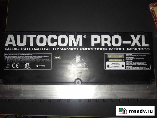 Динамический процессор behringer MDX1600 Барнаул - изображение 1