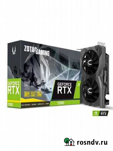 Видеокарта Zotac GeForce RTX 2060 gaming Курск - изображение 1