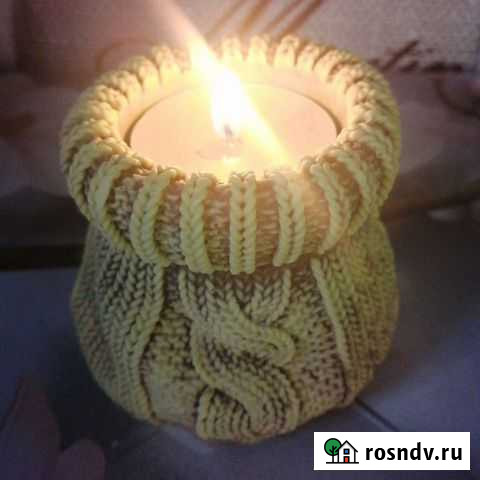 Свеча вязаный мешок Мурманск - изображение 1