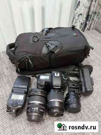 Canon eos 7d в комплекте с объективами и рюкзаком Кировск