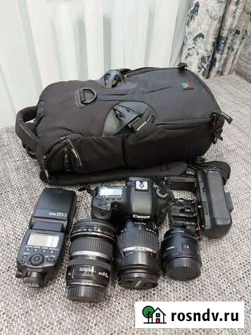 Canon eos 7d в комплекте с объективами и рюкзаком Кировск - изображение 1