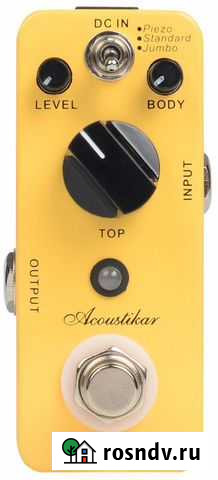 Mooer Acoustikar - эмулятор акустической гитары Братск - изображение 1