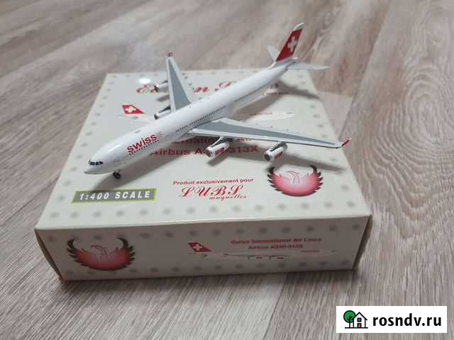 Модель самолёта Swiss a340-313x Сургут - изображение 1