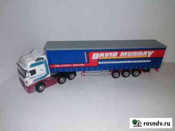 Фура сцепка штора тягач Volvo FH12 1:50 Селятино