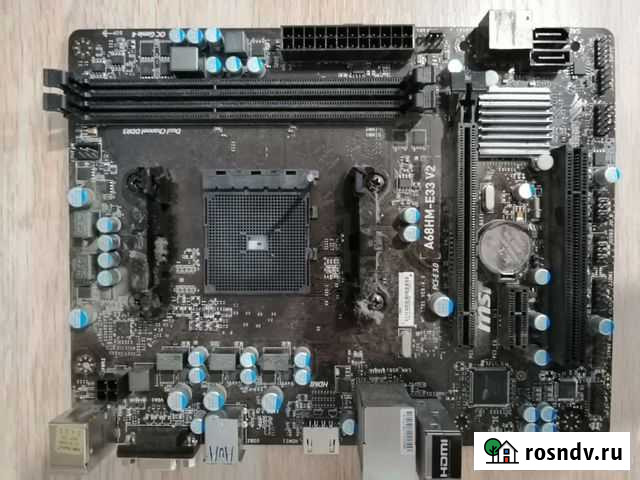 Продам на запчасти msi A68HM-E33 V2 Чита - изображение 1