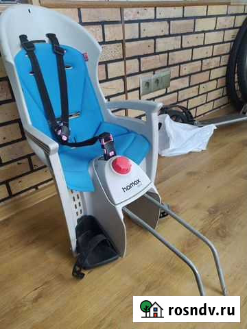 Велокресло Hamax Siesta + шлем Cratoni Обнинск - изображение 1