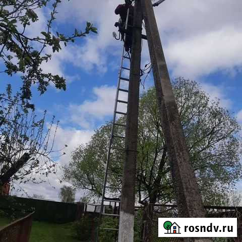 Электрик. Протяжка сип монтаж жб опор Воронеж - изображение 1