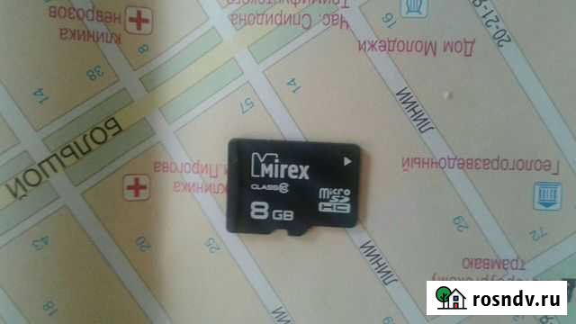 Карта памяти MicroSD 8gb Нижний Новгород - изображение 1