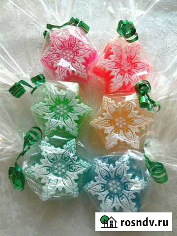 Мыло ручной работы Снежинка Рыбинск - изображение 1