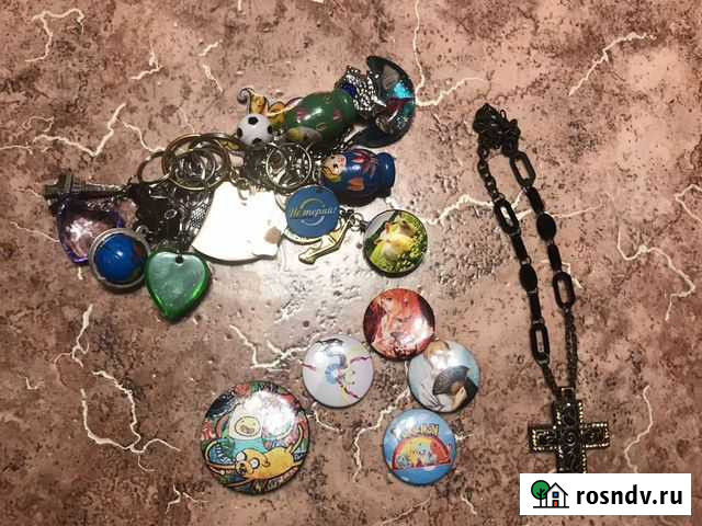 Значки, брелоки, брелки, аниме, время приключений Нижнекамск - изображение 1